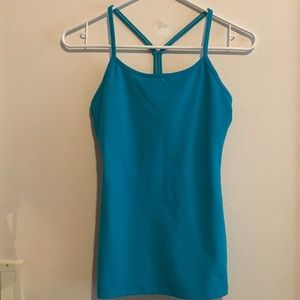Lululemon Blue Power Y Tanktop SZ 4